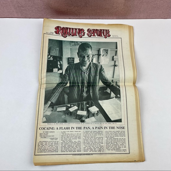 Vintage Rolling Stone Magazine Michael Jackson April 29, 1971 Music Art History - Picture 5 of 5